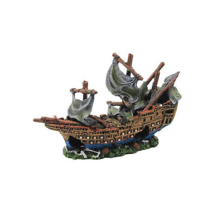 OZAMI shipwreck 23,5x6.5x 15cm - Ozami Akvaristik