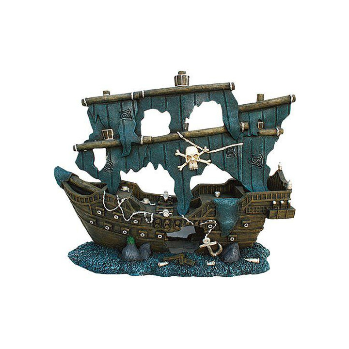 OZAMI shipwreck 20x8x 17cm - Ozami Akvaristik