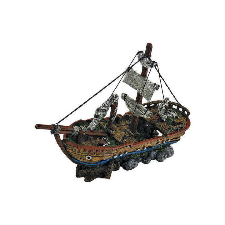 OZAMI shipwreck 39,5x14x 27cm - Ozami Akvaristik