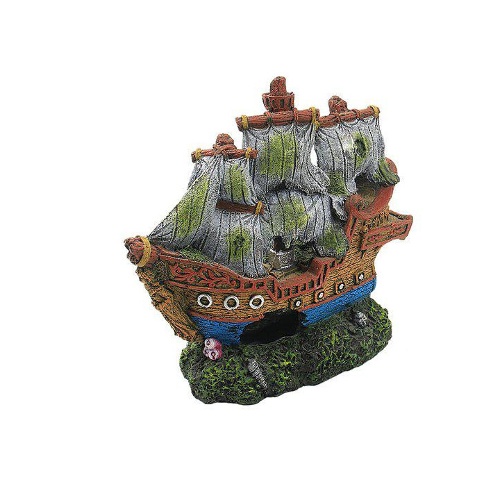 OZAMI shipwreck 15x6.7x 14cm - Ozami Akvaristik