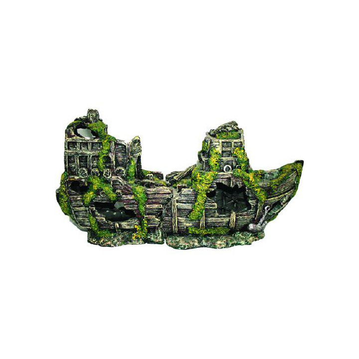 OZAMI shipwreck 48x16x 25cm - Ozami Akvaristik