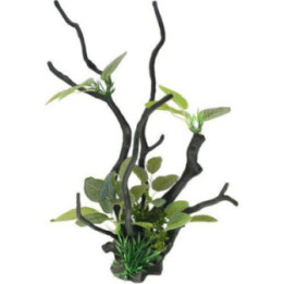 OZAMI driftwood with plant 29,5x18,5x 35,5cm - Ozami Akvaristik