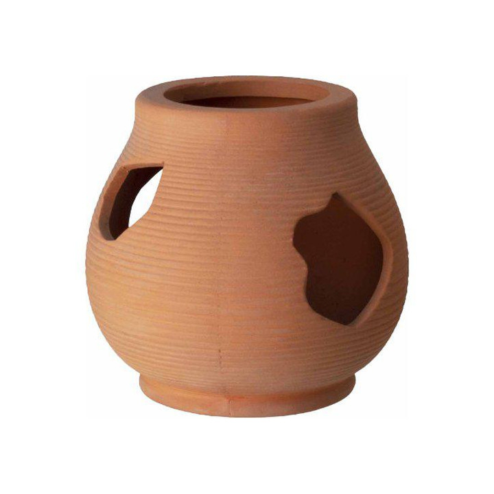 OZAMI catfish pot 14x14x 13cm terracota - Ozami Akvaristik
