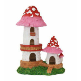 OZAMI mushroom house double 13.5x8.5x 18cm - Ozami Akvaristik