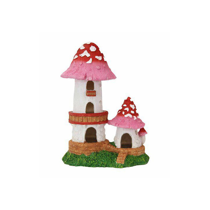 OZAMI mushroom house double 13.5x8.5x 18cm - Ozami Akvaristik