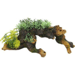 Wood with plants 328x130x 130mm - Classic