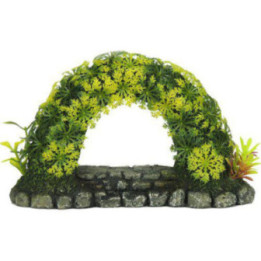 Stone arch with plants s 195x70x 115mm - Classic