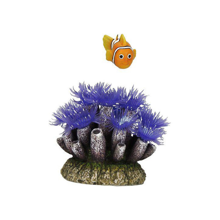 Aplysina sponge with clownfish/air 110x105x 125mm - Classic