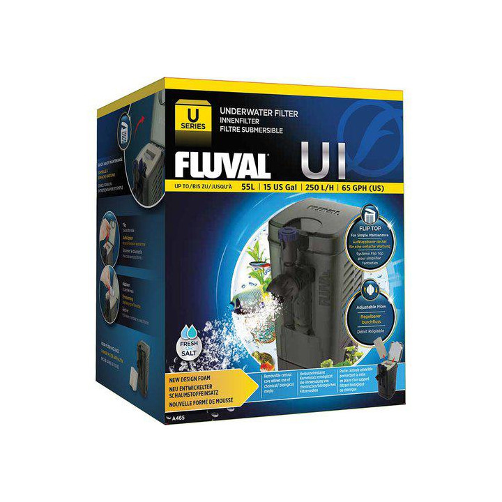 Sisäsuodatin FLUVAL u1 200l/h akvaario 45l -