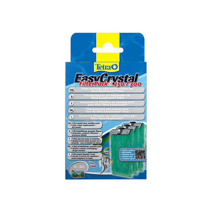 TETRATEC suodatinpatruuna easycrystal 250/300 3 st hiili - Tetratec