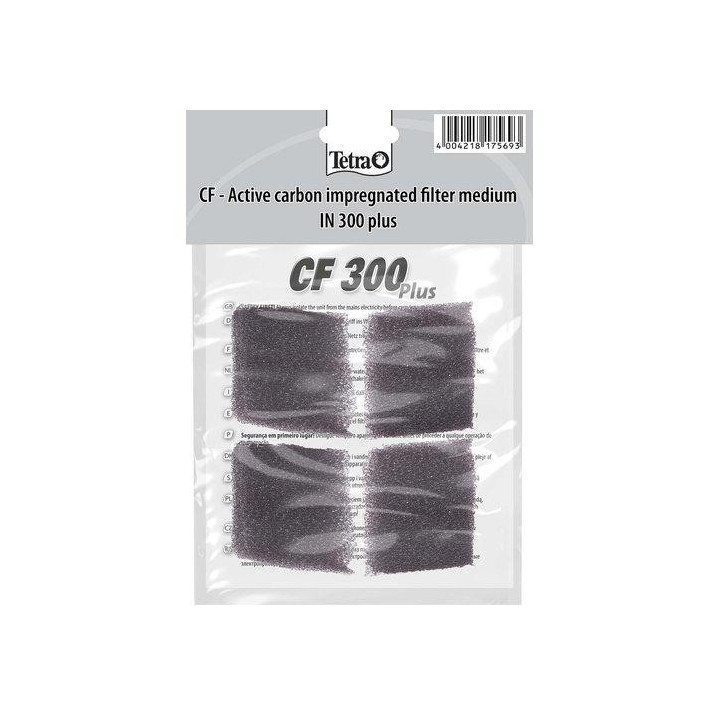 TETRATEC suodatinmatto innerf. cf300 2 st aktivt hiili - Tetratec