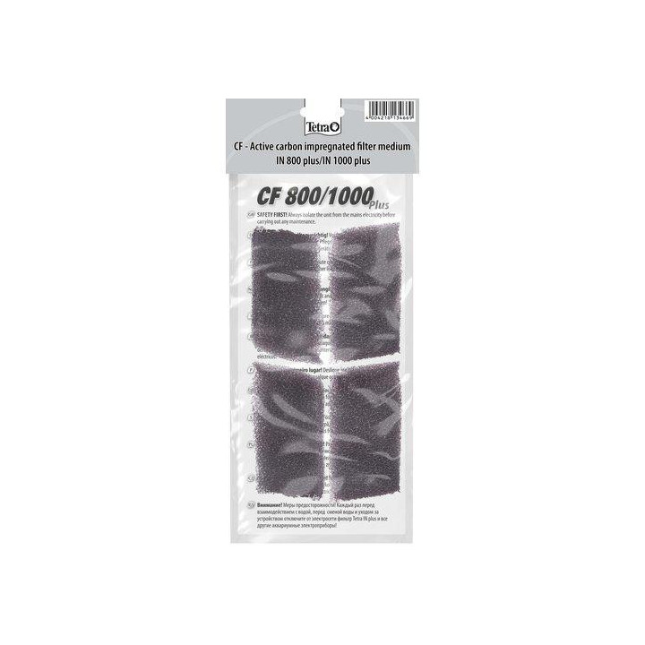 TETRATEC suodatinmatto innerf. cf800/10002 st aktivt hiili - Tetratec