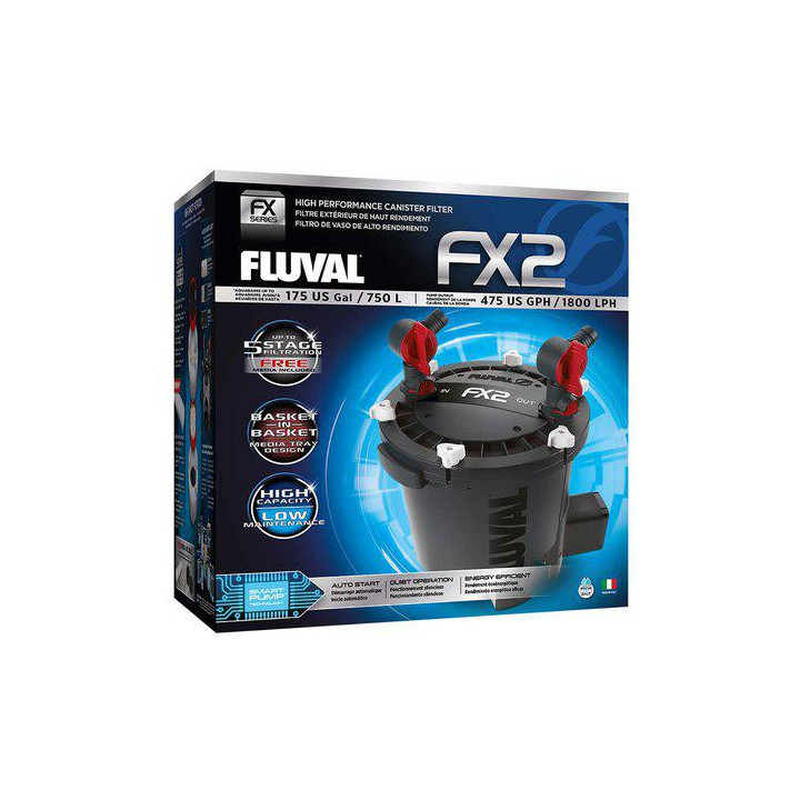 Ulkosuodatin FLUVAL fx2 1800l/h 27w akvaario 750l -