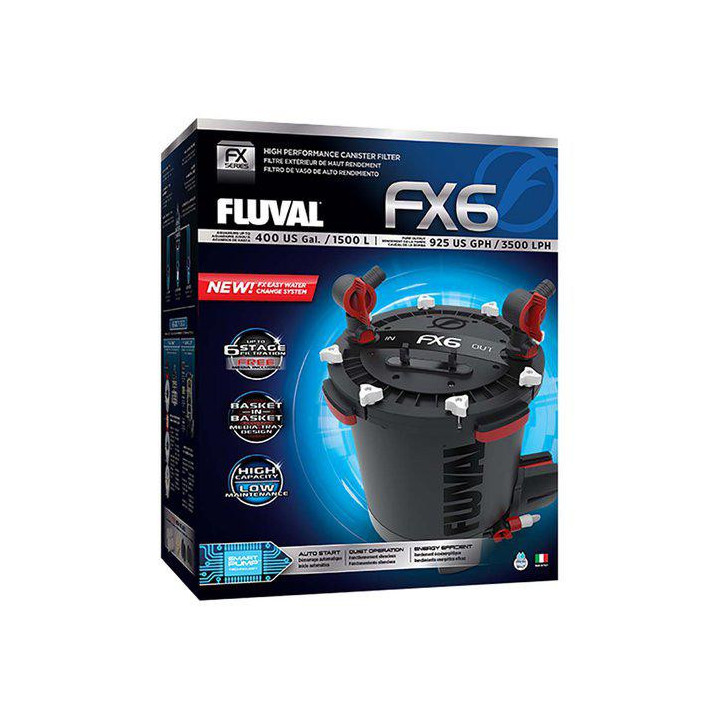 Ulkosuodatin FLUVAL fx6 3500l/h 43w akvaario 1500l -