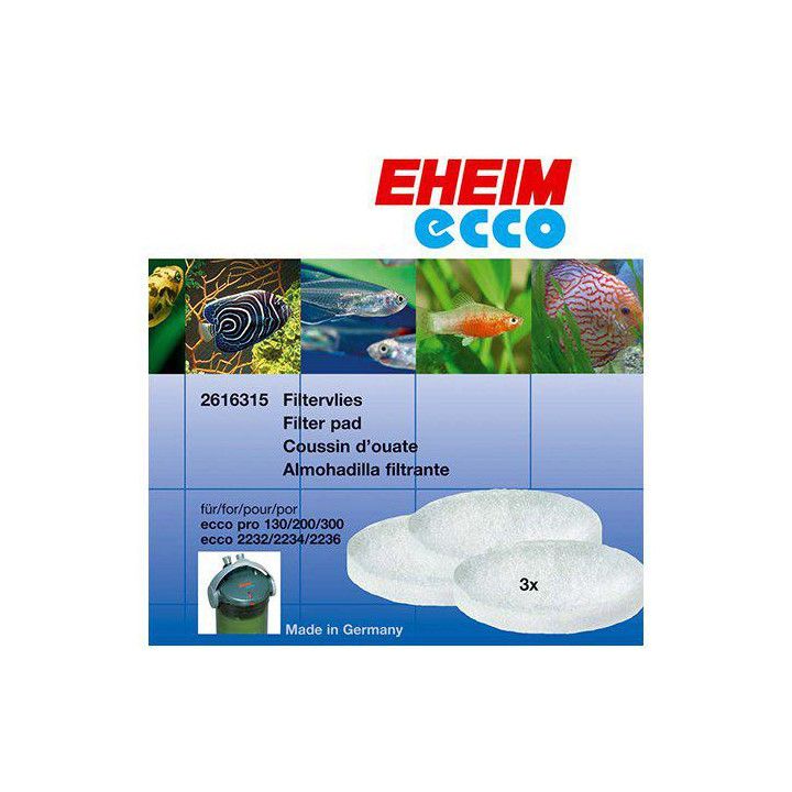 EHEIM suodatinmatto valkoinen 3 st ecco PRO/ ecco/ecco comfort -