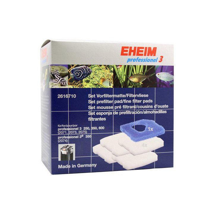 EHEIM set av 1 sininen/4 valkoinen 2071/2072/2073/2074 -