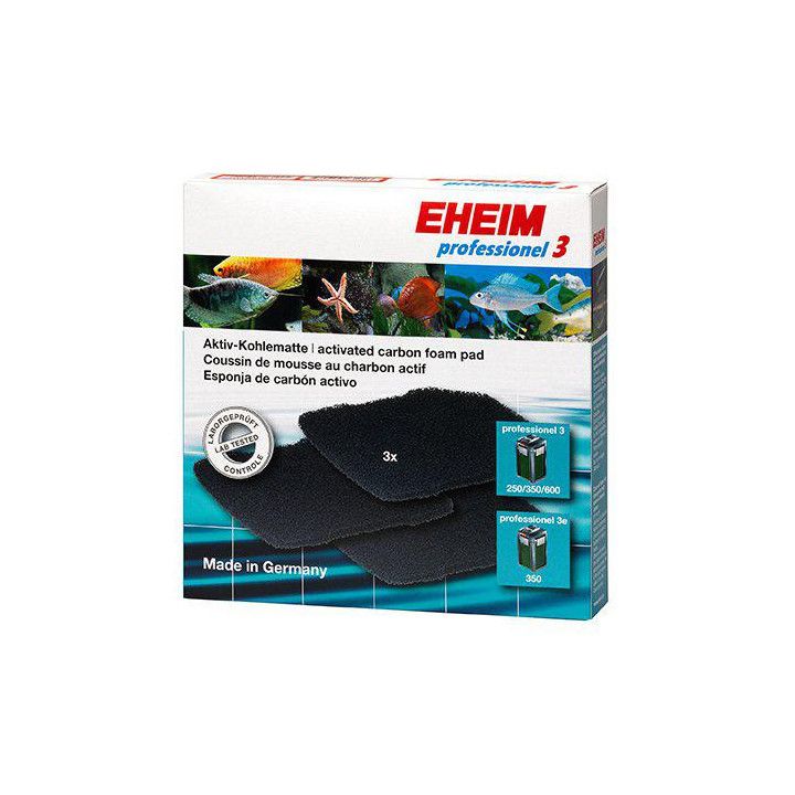 EHEIM kolfilterplatta 2071/2073/2075 4+(3 pack) -