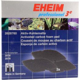 EHEIM kolfilterplatta 2074/2076/2078 (3 pack) -