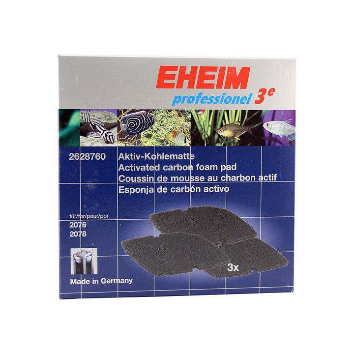 EHEIM kolfilterplatta 2074/2076/2078 (3 pack) -