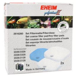 EHEIM filterplattorset valkoinen/sininen proii 2026-2128/PRO 2226-23 -
