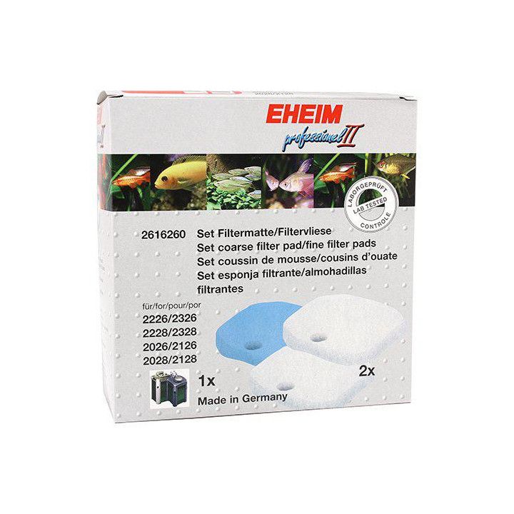 EHEIM filterplattorset valkoinen/sininen proii 2026-2128/PRO 2226-23 -