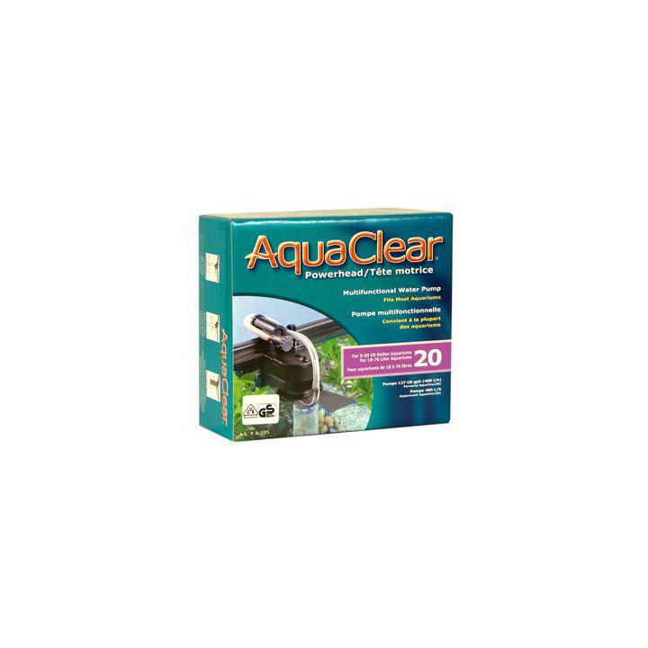 Aquaclear powerhead20 480l/h akvaario 76l - Marina