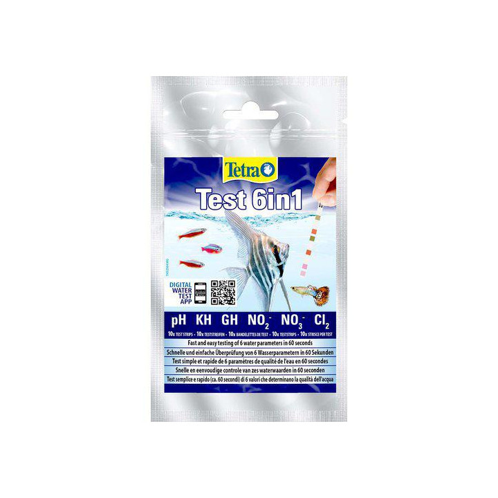 TETRA testset 6in1 10 st GH/KH/NO2/NO3/PH -