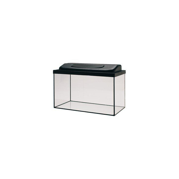 43L. akvaario basic 50x27x32 musta fmp. valaisin - Akwaland