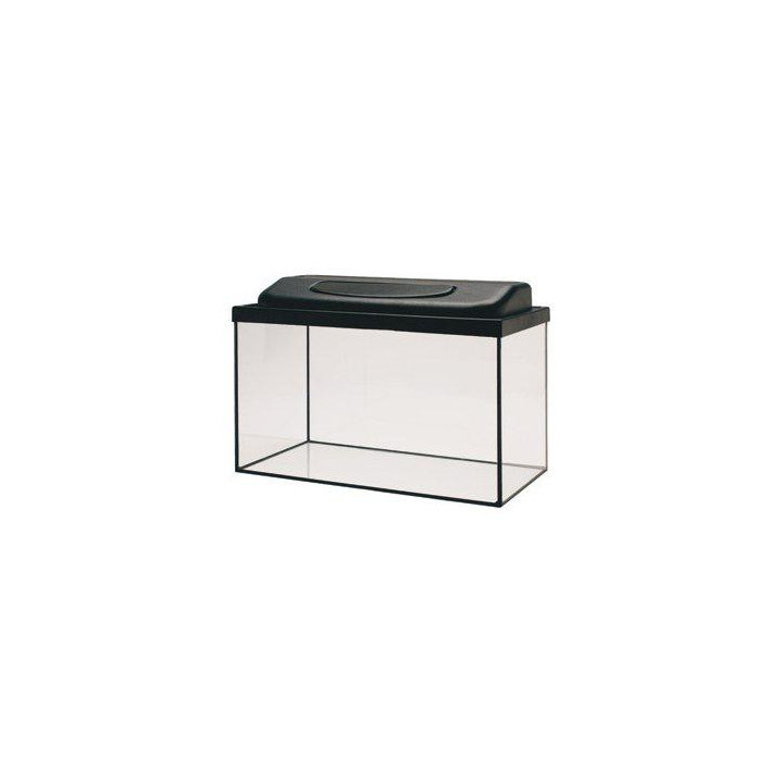 75L. akvaario basic 65x33x35 musta fmp. valaisin - Akwaland
