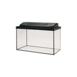 167L. akvaario basic 95x40x44 musta fmp. valaisin - Akwaland