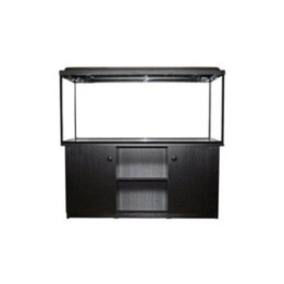 Akvaario teline musta 150x60x 60cm 2 ovi 1 hylly - Akwaland