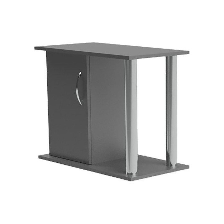 Akvaario teline musta putki 75x40x 60cm 1 dörr2putki - Akwaland
