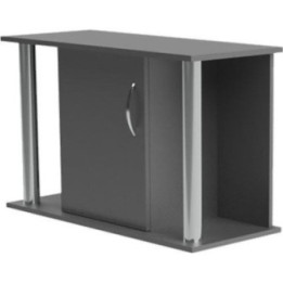 Akvaario teline musta putki 95x40x 60cm 2 ovet 2putki - Akwaland