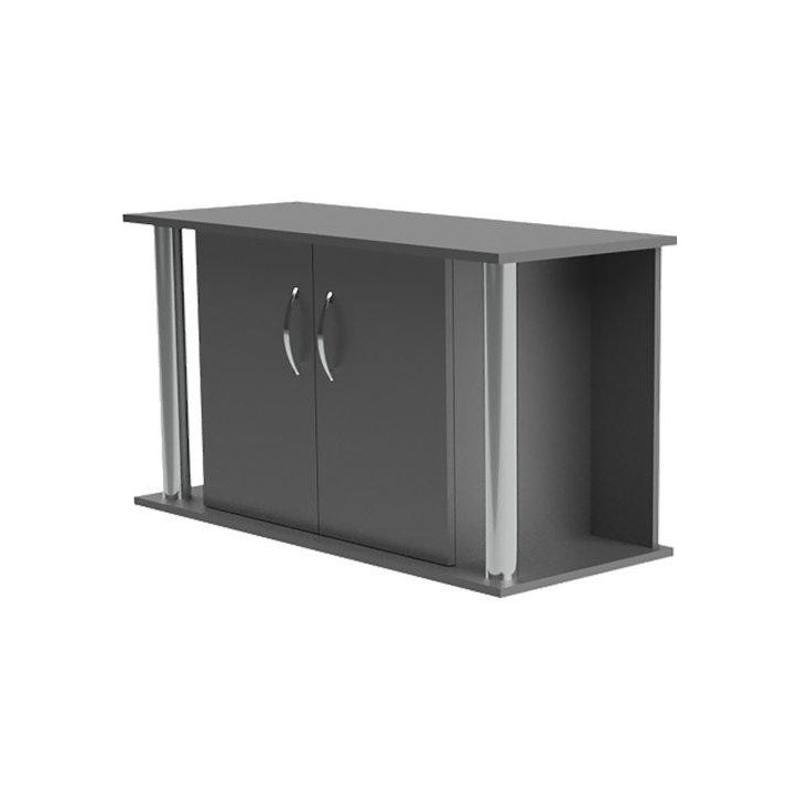 Akvaario teline musta putki 110x45x 60cm 1 ovi 2putki - Akwaland