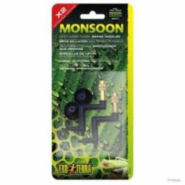 Exoterra messinkiventtiili 2kpl monsoon -