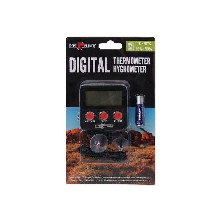 Repti Planet thermometer&kosteusmittari lcd outdoor - Repti Planet