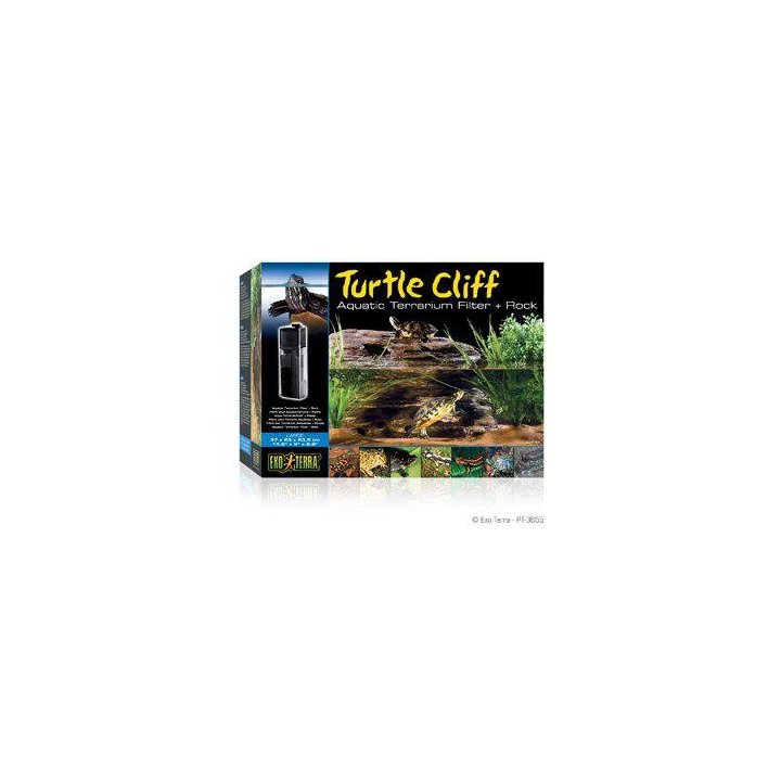 Exoterra kilpikonnakallio suodatin ja pumppu 37x23x23.5CM -