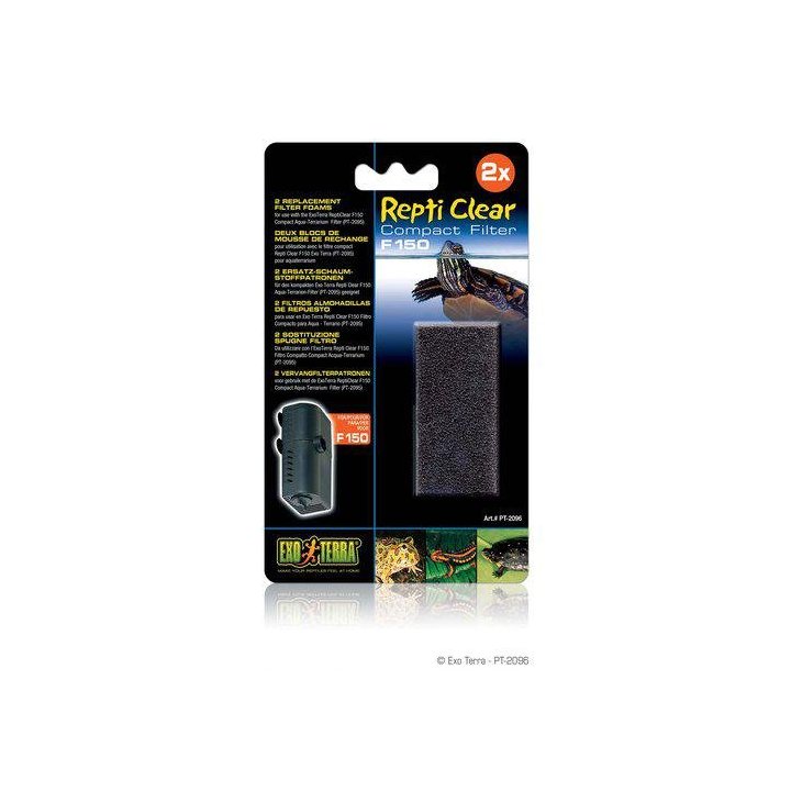 Exoterra suodatinmatto f150 repti clear -