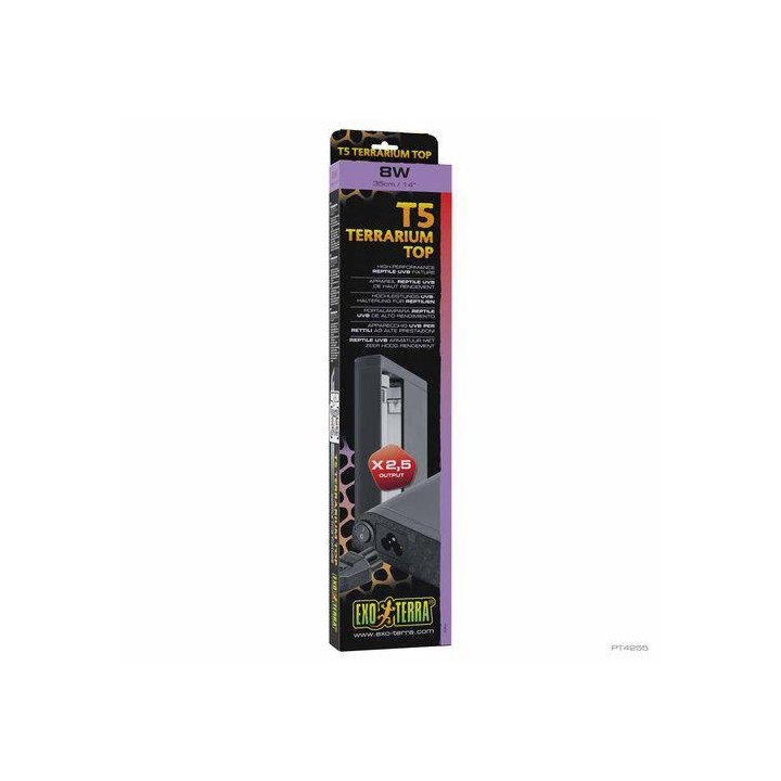 Exoterra T5 terraario top 8WATT reptileuvb fixture -
