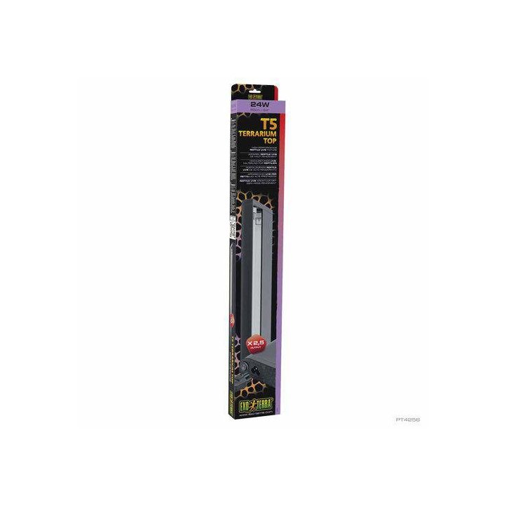 Exoterra T5 terraario top 24WATT Reptile UVB fixture -
