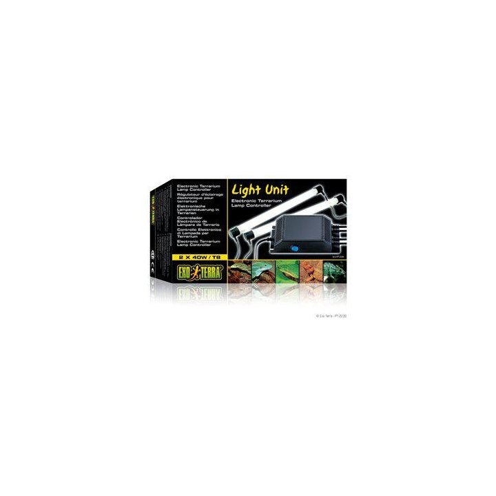 Exoterra valo unit 2x40W loisteputkipidike -