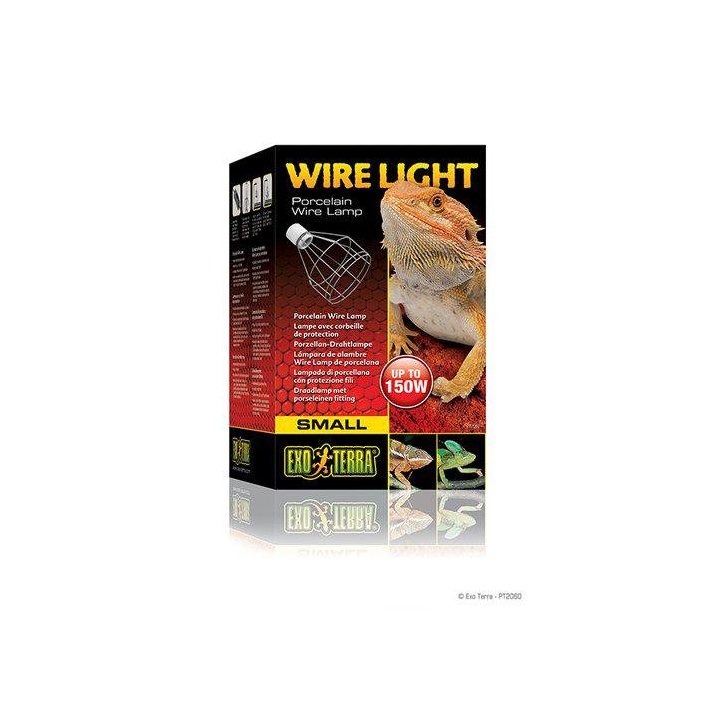 Exoterra wirelight S 14.5x14.5x22.5CM keraaminen. lamppu E27 -