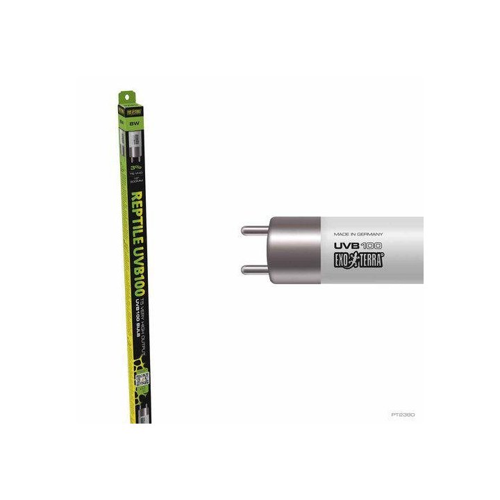 Exoterra Reptile UVB100 T5 8WATT 30CM UVA/UVB trooppiset Reptilet -