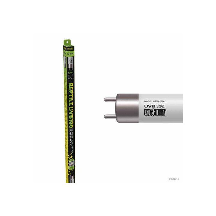 Exoterra Reptile UVB100 T5 24WATT 55CM UVA/UVB trooppiset Reptilet -