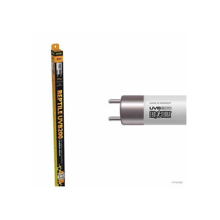 Exoterra Reptile UVB200 T5 8WATT 30CM UVA/UVB trooppiset Reptilet -