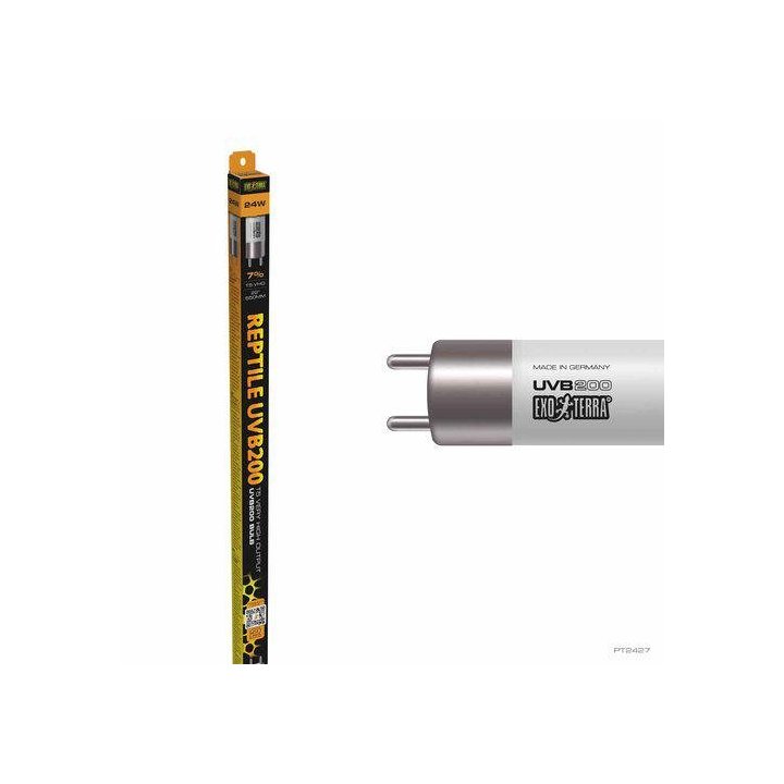 Exoterra Reptile UVB200 T5 24WATT 55CM UVA/UVB trooppiset Reptilet -