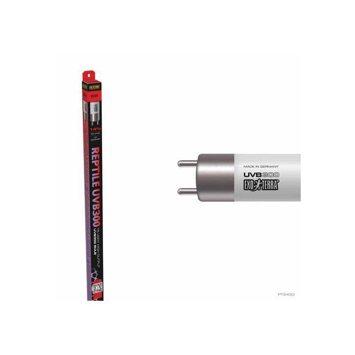 Exoterra Reptile UVB300 T5 8WATT 30CM UVA/UVB trooppiset Reptilet -