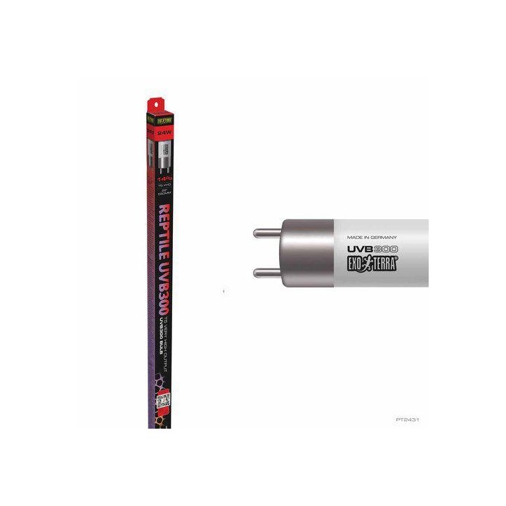 Exoterra Reptile UVB300 T5 24WATT 55CM UVA/UVB trooppiset Reptilet -