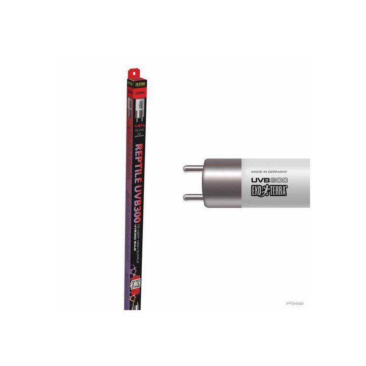 Exoterra Reptile UVB300 T5 39WATT 85CM UVA/UVB trooppiset Reptilet -