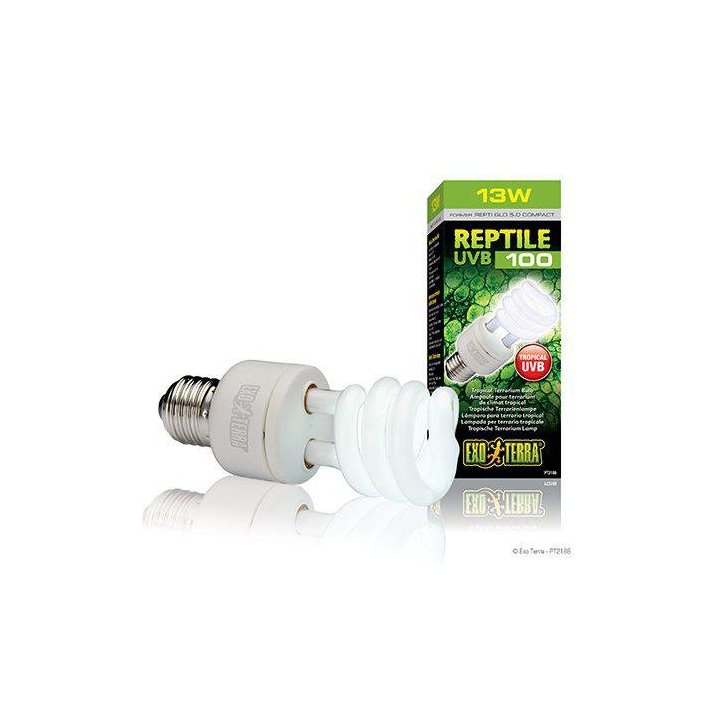 Exoterra Reptile UVB 100 loisteputkilamppu 13W E27 -